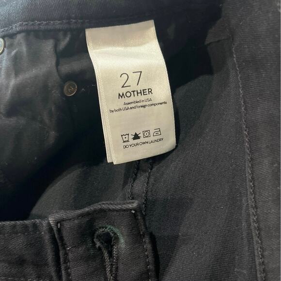 MOTHER Insider Crop Step Fray Jean in Guilty Racer Stripe Sz 27 - Picture 5 of 10